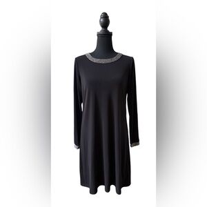 MICHAEL Michael Kors Black Dress with Silver Trim